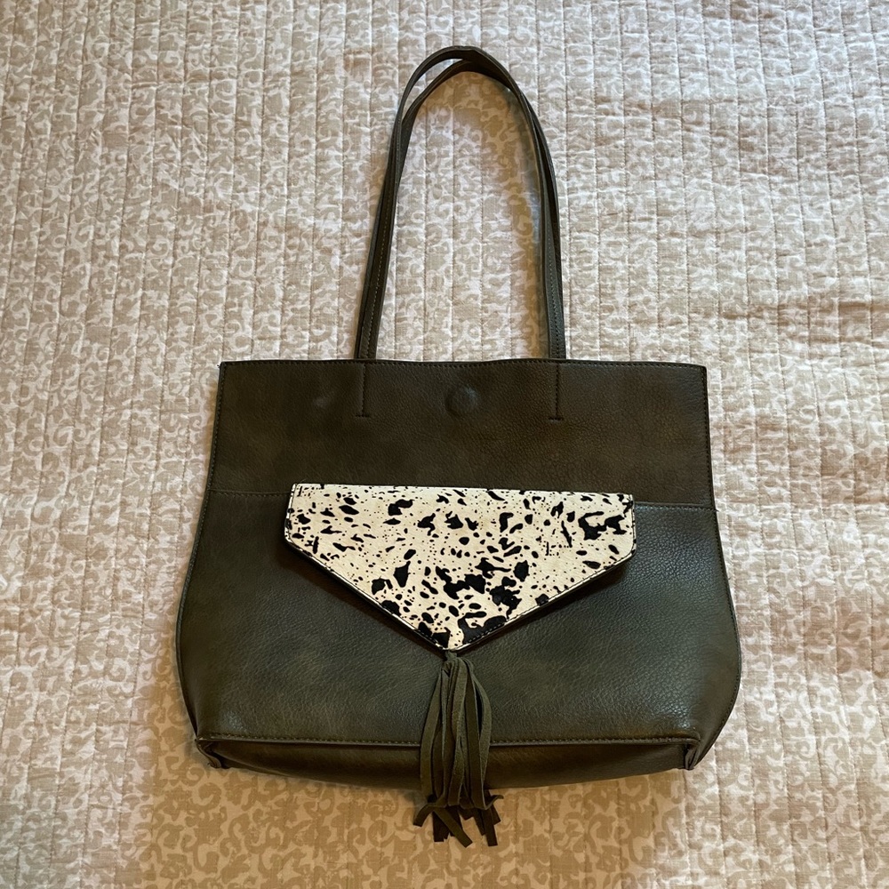 Anthropologie Tote + Clutch